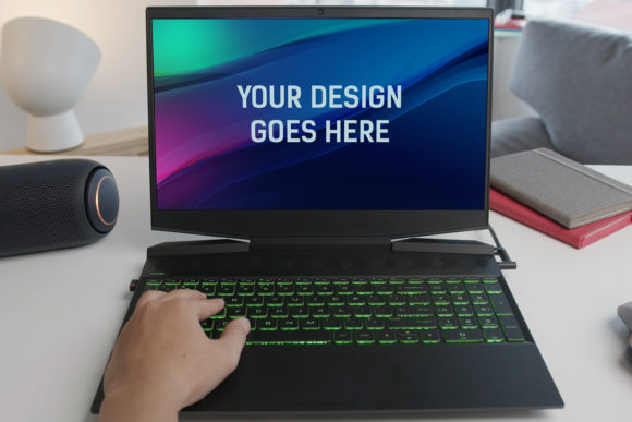A Practical Evaluation of the HP Gaming Laptop Mockup 07