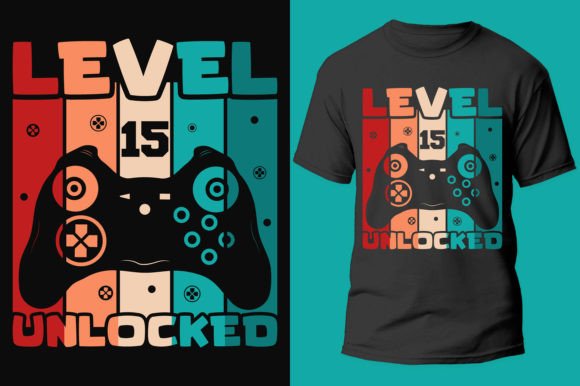 Gamer Gaming Level 15 Unlocked: A Versatile Display Typeface