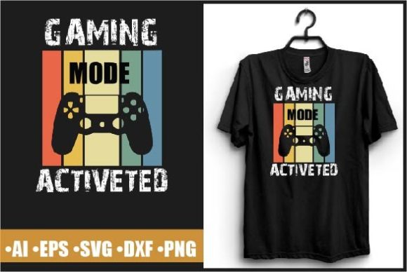 Gaming Mode Activated Typography T-shirt: A Strategic Asset for Modern Creators