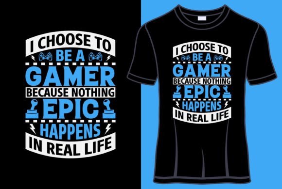 Gaming Quotes Typography T-Shirt Design: Creativity Unleashed