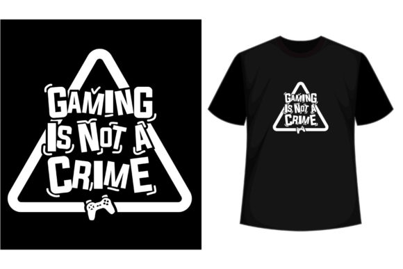 Gaming Typography Style T Shirt: A Ready-to-Print Editable Template