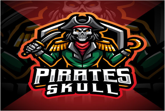 Pirates Skull Mascot Gaming Logo Design Explained