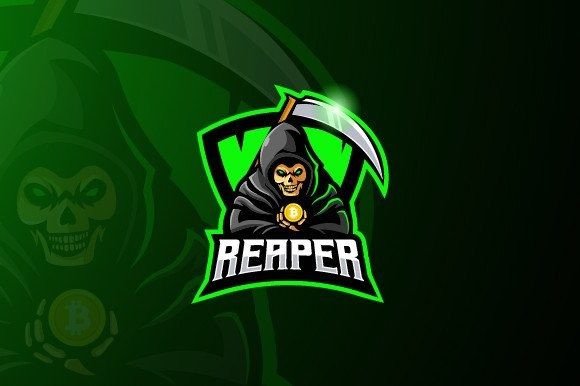 Reaper Gaming: A Customizable Logo Character for Digital Projects
