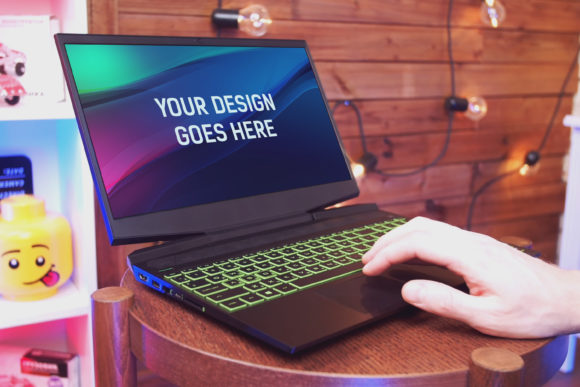 The HP Gaming Laptop Mockup 20 for Design Presentations