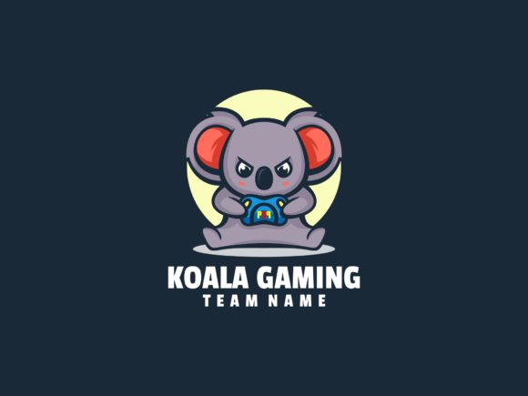 The Koala Gaming Cartoon Logo: Your Complete Vector Branding Asset