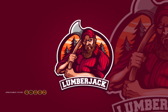 The Lumberjack Esport Logo Mascot: A Design Powerhouse