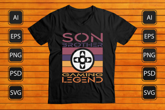 The Son Brother Gaming T-shirt Design: Your Gateway to Personalized Gaming Merch