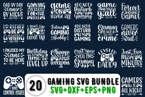 The Ultimate Crafting Toolkit: Unlocking Creativity with the Gaming SVG 20 Quotes Bundle
