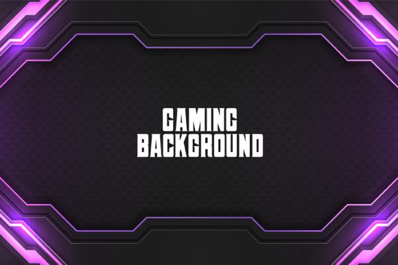 The Versatile Power of a Gaming Background Black and Purple with Vector Elements